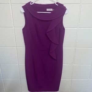 Purple Calvin Klein Dress